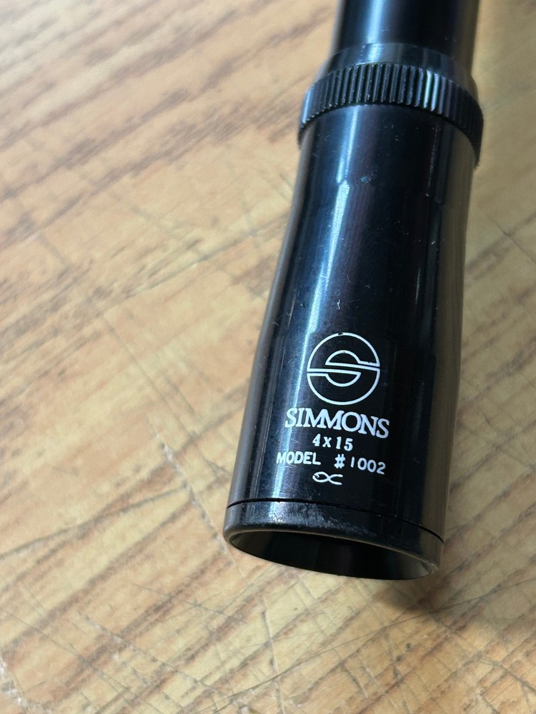 SIMMONS  RIFLE SCOPE MODEL 1002 4X15