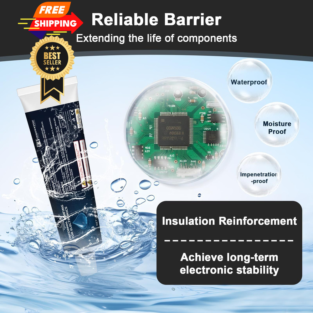 1DFAUL 200ml Conformal Coating for Electronics, Silicone Transparent