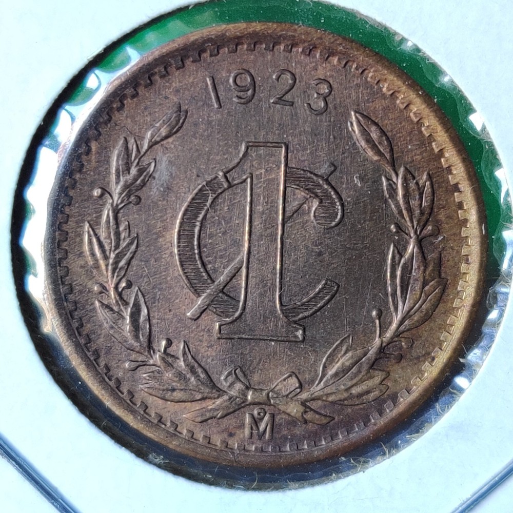 MEXICO Centavo 1923 High Grade AU/Unc