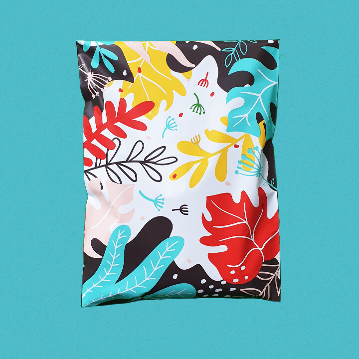 Polymailer mixed variety pack poly mailers 10x13 6 designs, 30 count