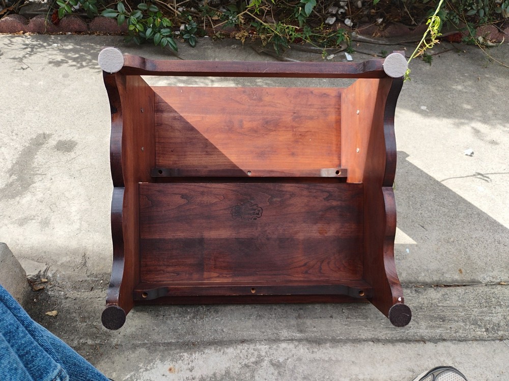 The Bartler Collection Ltd Step Stool with Shell Inlay