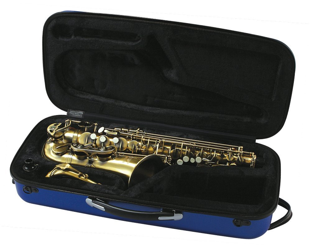 GL PRO Alto Sax Case, Blue, ABS