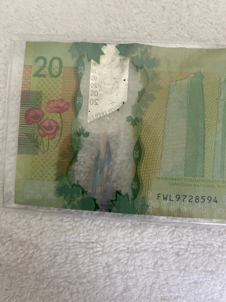 20 DOLLARS CANADA 2020