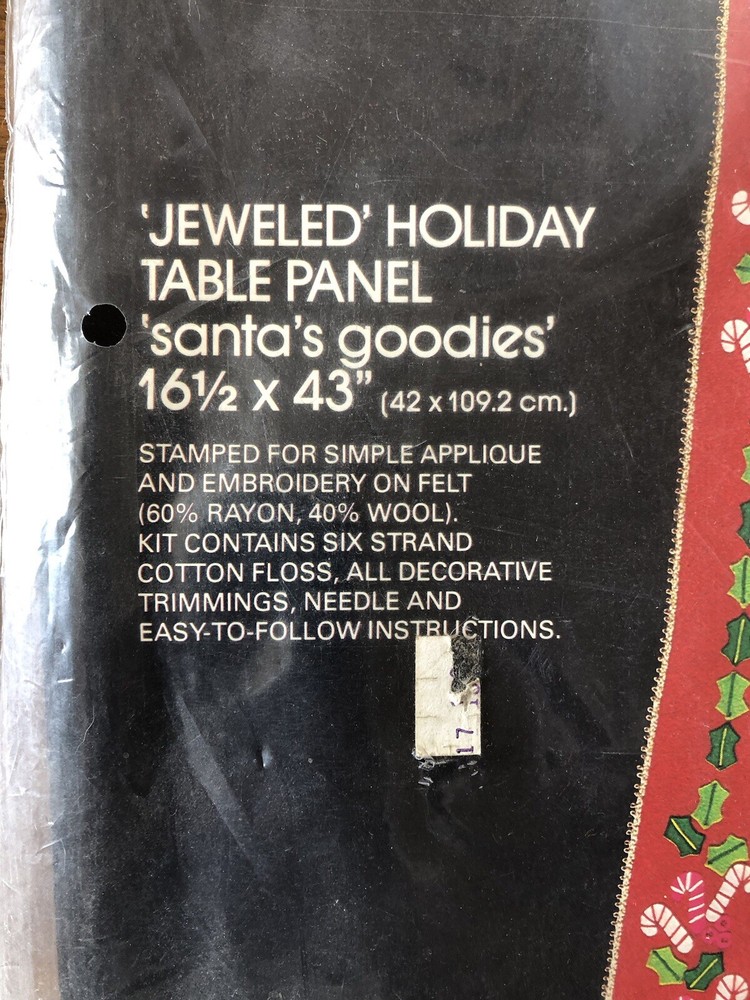 Bucks Jeweled Holiday Table Panel