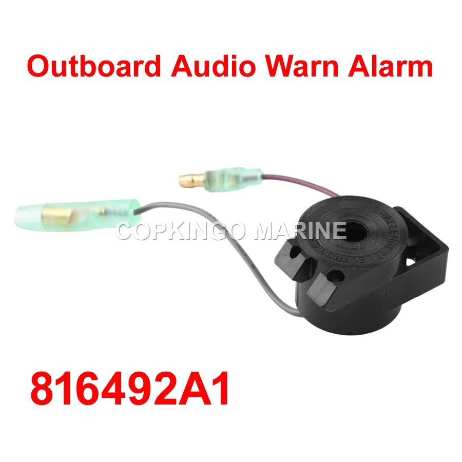 Outboard Buzzer Audio Warn Alarm Remote Control Box Outboard Engine 816492A1