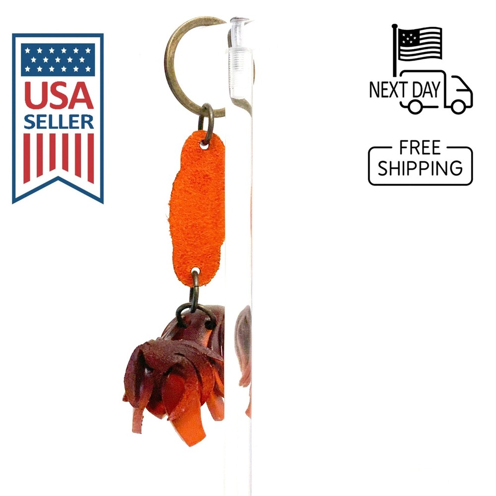 SHIH TZU Handmade Leather Keyring
