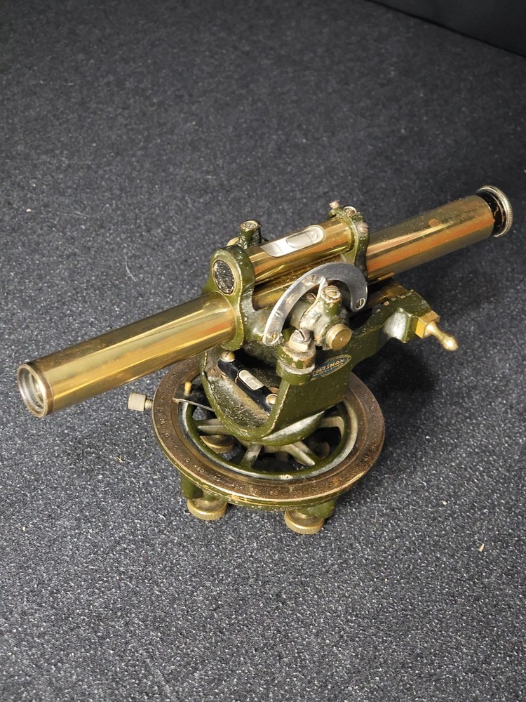 Vintage Brass Craftsman Transit Surveyor