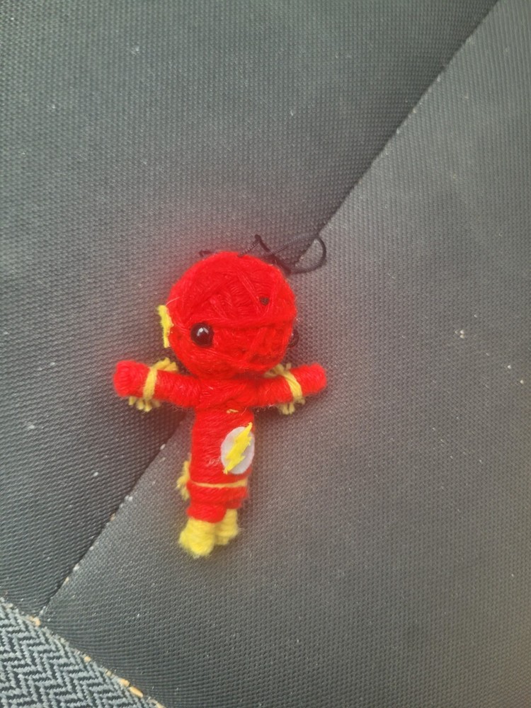 DC COMICS Flash YARN STRING DOLL ORNAMENT