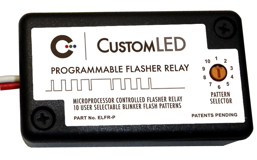 Programmable LED Flasher Relay 10 Patterns Strobes ELFR-P OEM Connector blinker