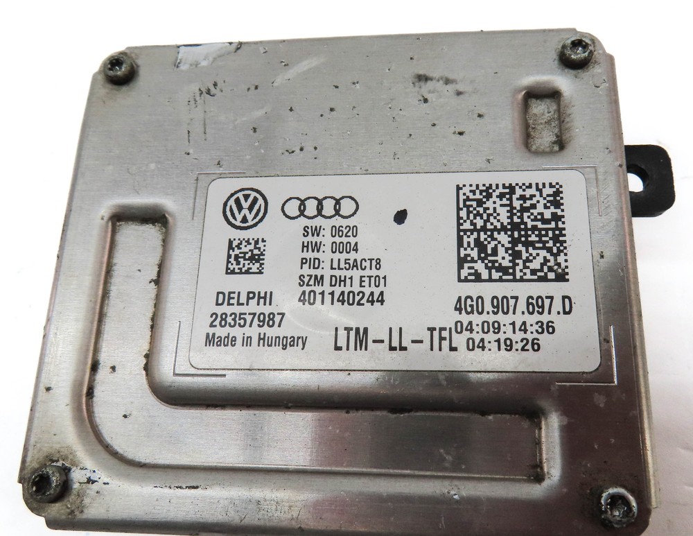 2015 AUDI Q3 SUV (8U) FRONT LEFT DRIVER HEADLIGHT LAMP CONTROL MODULE SET/2