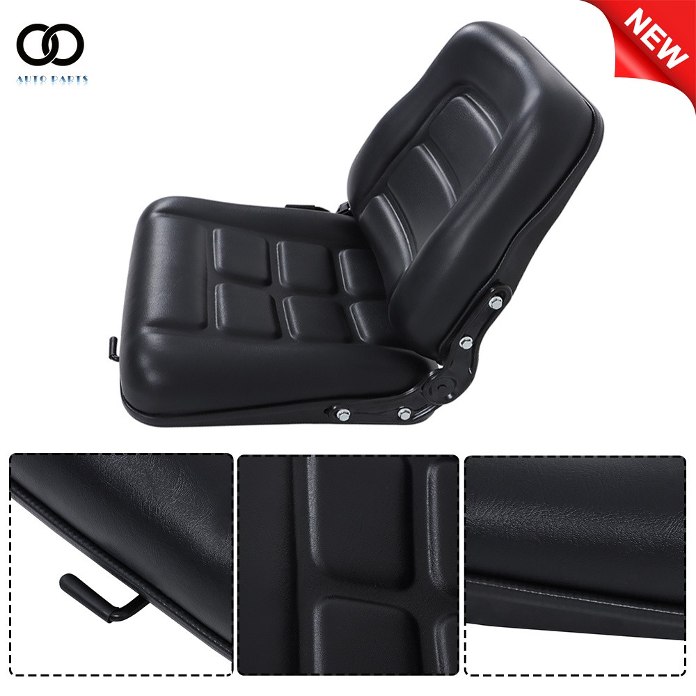 Waterproof Adjustable Fold Down Forklift Seat Angle Backrest For Excavators