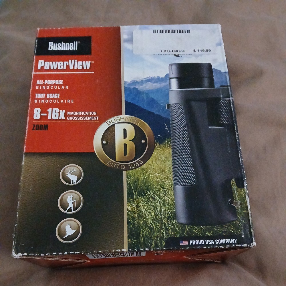 Bushnell Powerview Binocular 8-16x