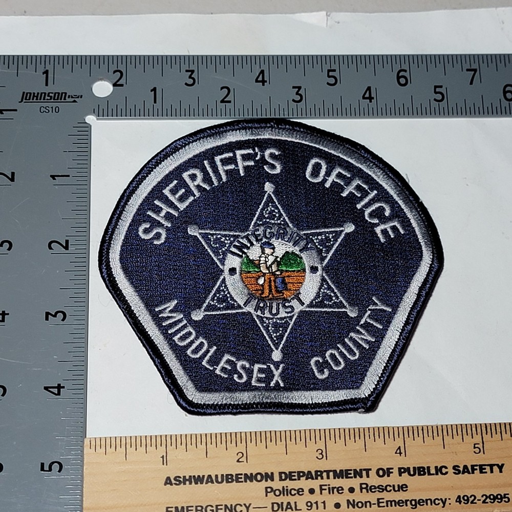MK2 B7 Police patch Massachusetts Middlesex County Sheriff Sheriff's Office