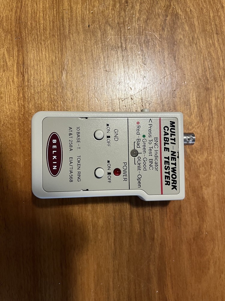 Belkin Multi-Network Cable Tester & Network Cable Terminator