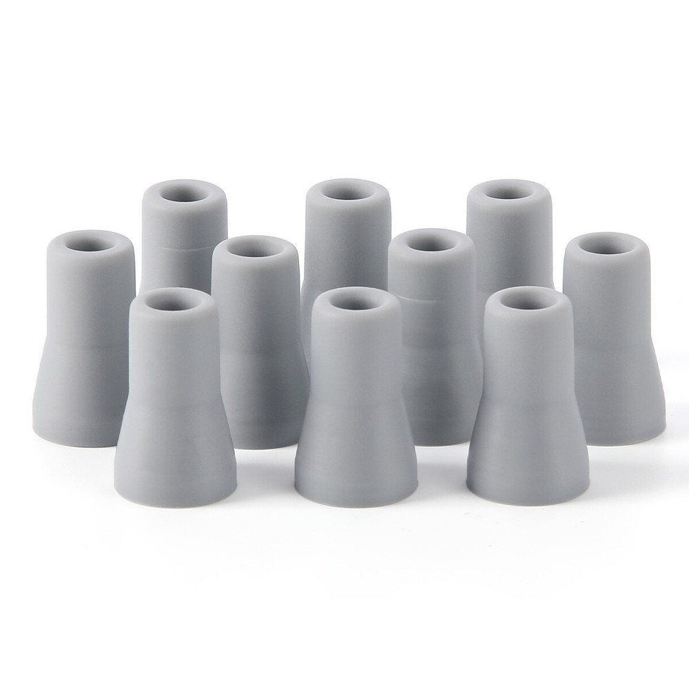 10Pcs AZDENT Dental Saliva Ejector Weak Suction Rubber Snap Tip Replacement