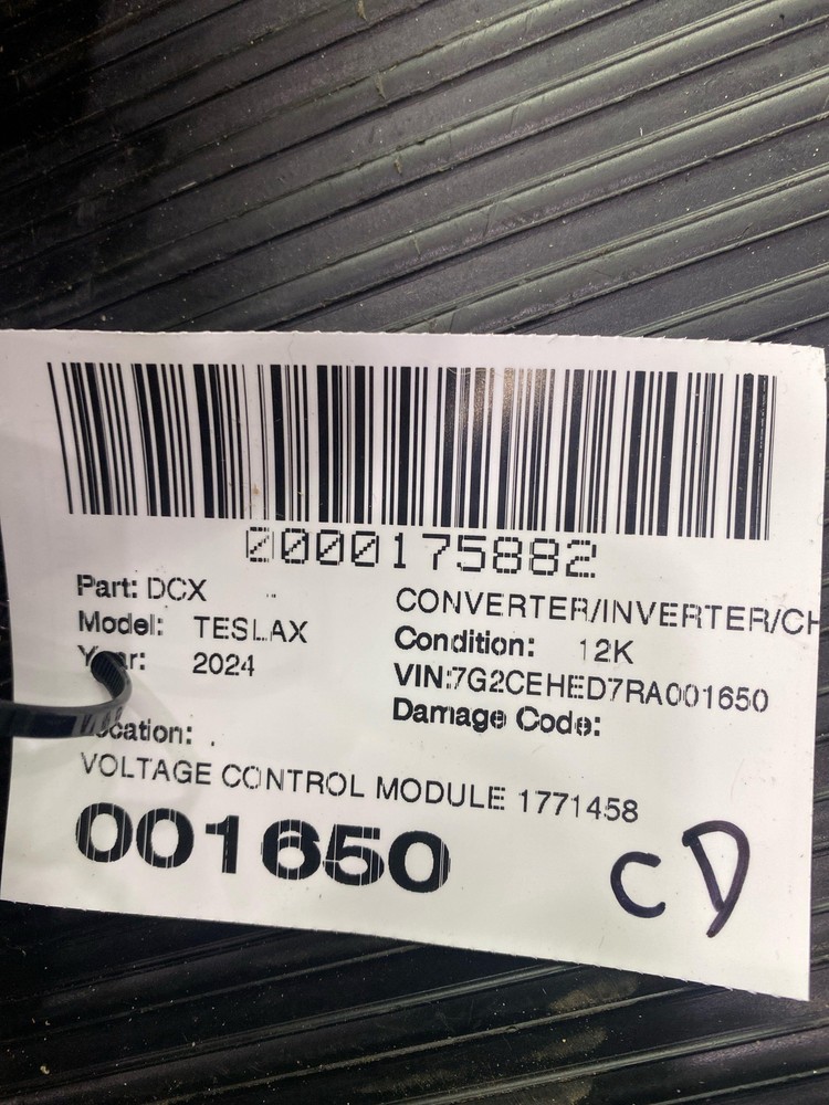 2024-2025 TESLA CYBERTRUCK FRONT RIGHT MID VOLTAGE CONTROLLER MODULE 1771458-10E