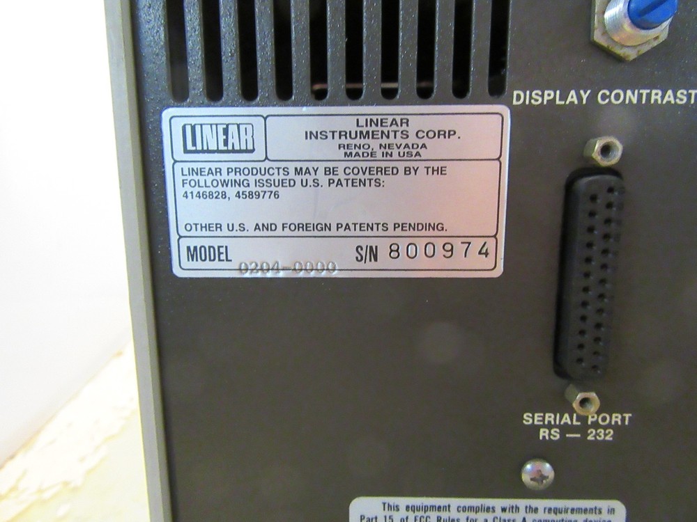 linear uvis 204 variable wavelength absorbance detector [3*A-16]