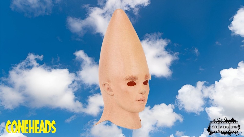 CONEHEADS PROP - SCREEN USED CONEHEAD MASK - SNL