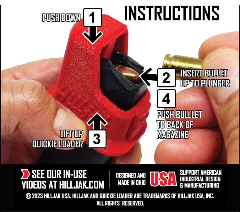 Springfield Hellcat Series Magazine Speed Loader, Quickie Loader QL9P