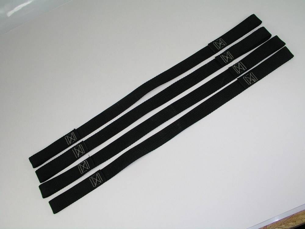 Handlebar Tie Down Nylon Loop Straps, 4pc Lot