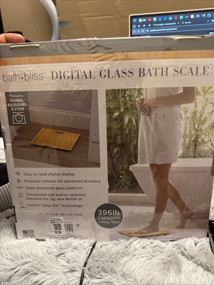 Digital Glass Bath Scale