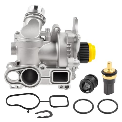 Aluminum Compatible with A3 A4 A5 A6 Q3 Q5 TT Passat Jetta Golf GTI Water Pump