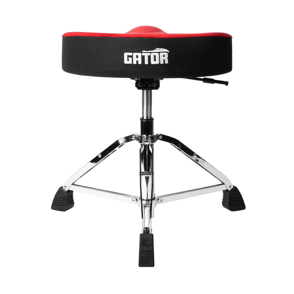 Gator Frameworks Air Glide Drum Throne Saddle Seat - Red