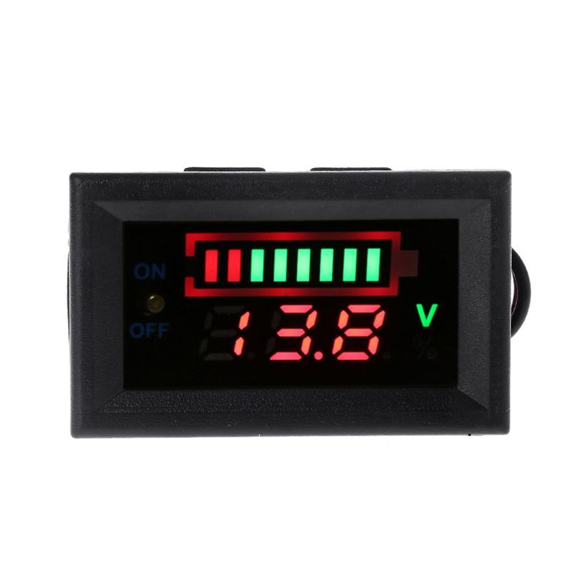 Universal USB Digtal Voltmeter 12V Acid Battery Display Meter