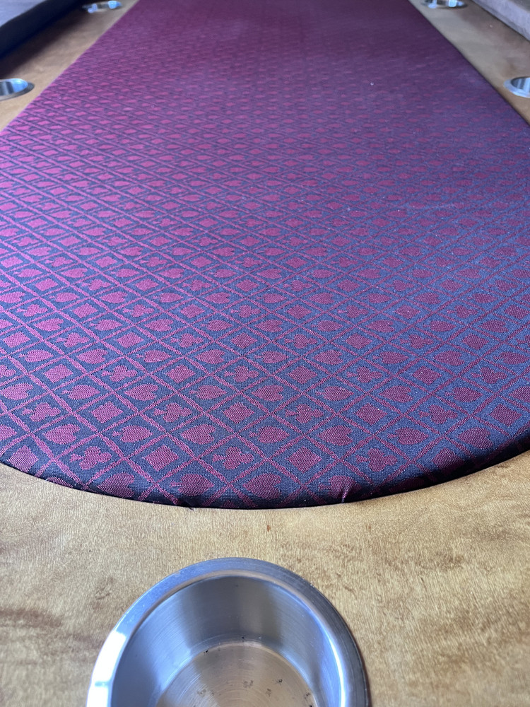 10-player folding poker table