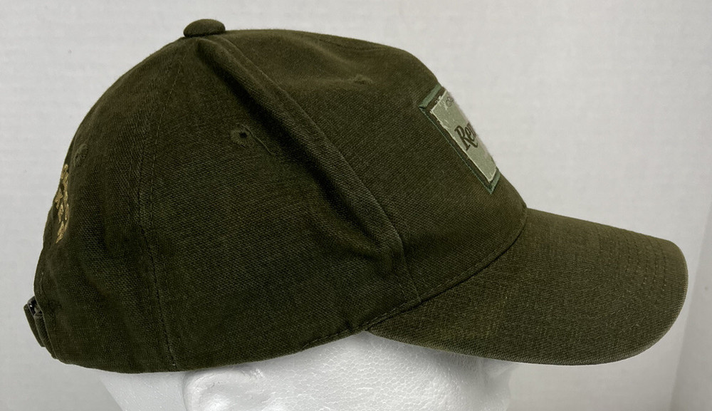 REMINGTON Patch Adjustable Olive Baseball Cap America's Oldest Gunmaker OSFM