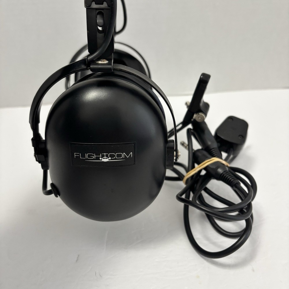 Flightcom Aviation Helicopter Headset Flight Com