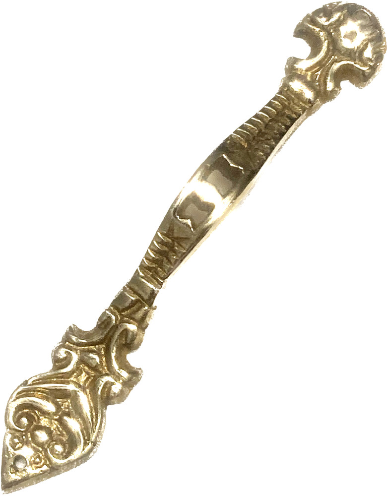 Brass Door Pull Handle Furniture Bookcase Curio