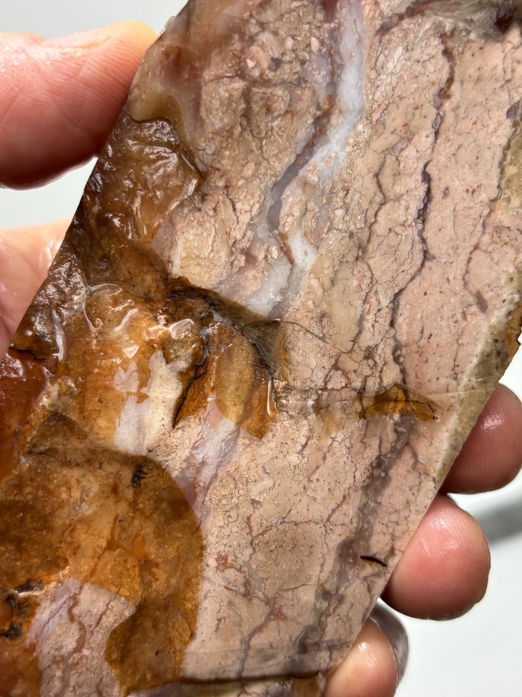 Pink Jasper/Agate Slab Cabbing Lapidary Combo Ship Avail