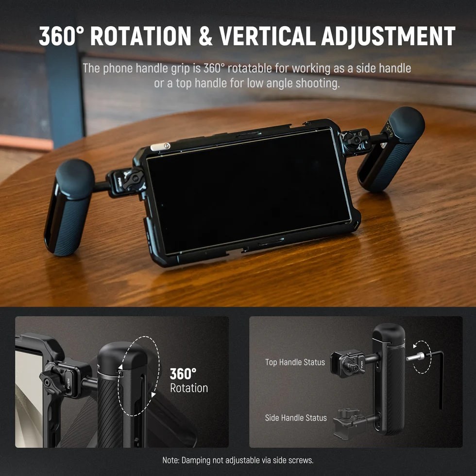 NEEWER Quick Release Phone Cage Side Handle