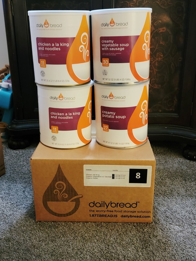 Daily Bread Case Of 4  Long Term Food Storage