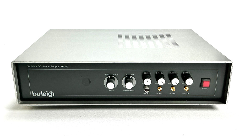Burleigh Instruments PZ-62 Variable DC Power Supply Piezo Controller 3-Channel