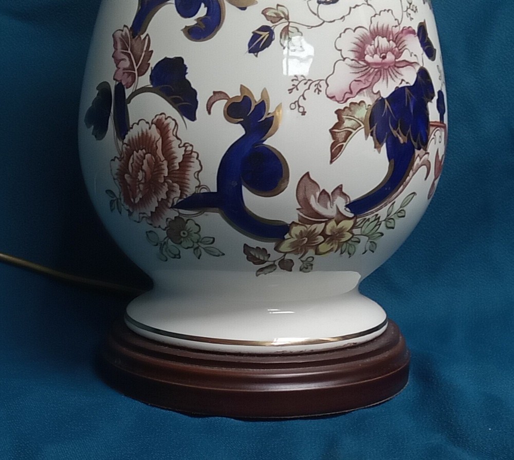 Mason ironstone Blue Mandalay Table Lamp