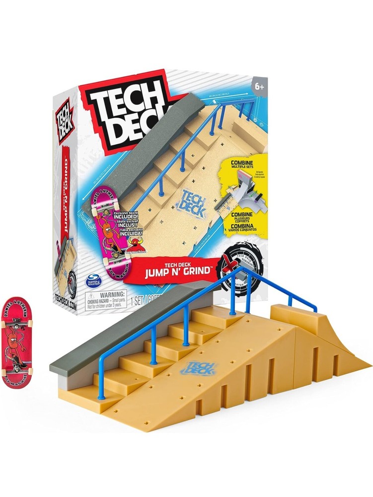 TECH DECK - Jump N' Grind - X -Connect - Park Creator & Customizable
