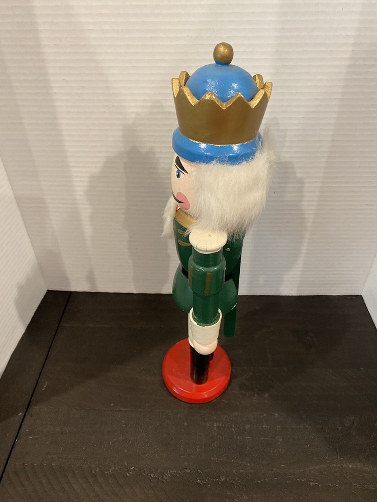 Nutcracker 15 in Green, Gold, Black, Blue