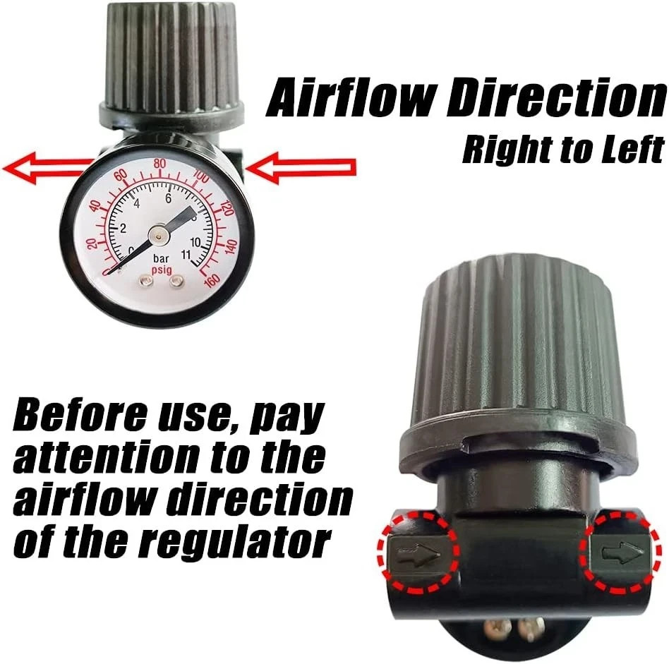 1/4"NPT Replacement Air Pressure Regulator For air compressor