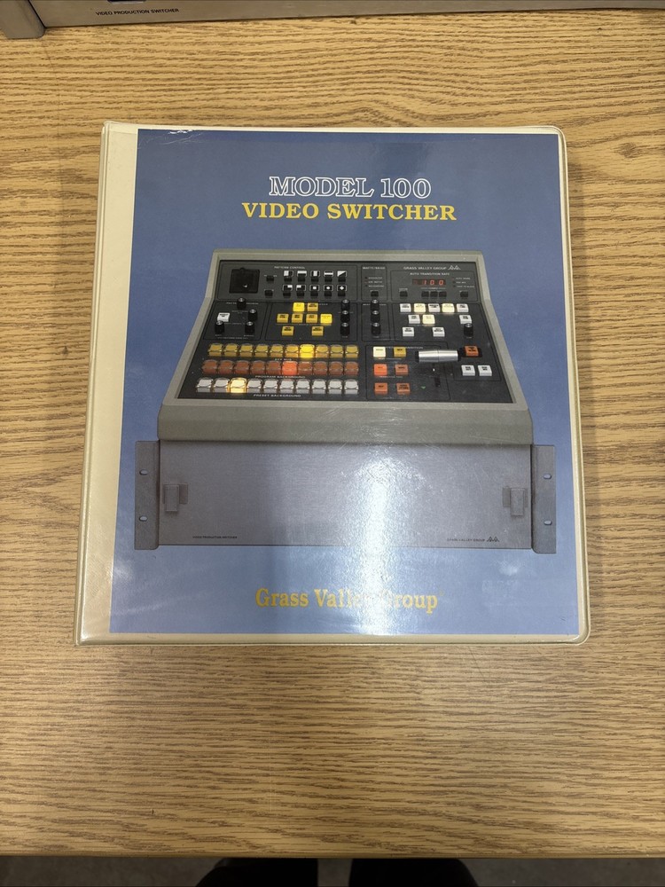 Grass Valley Group Model 100 Switcher w/Electroincs Frame ***Powers On