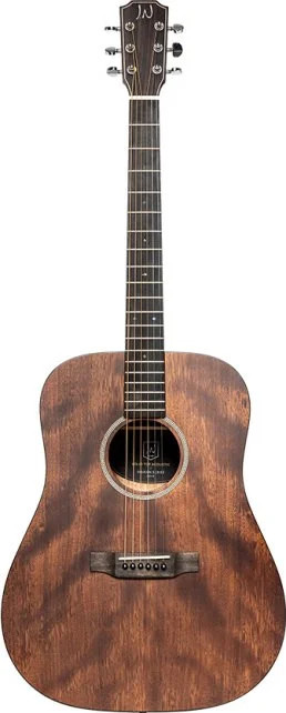Acoustic dreadnought guitar with solid top, Dovern series