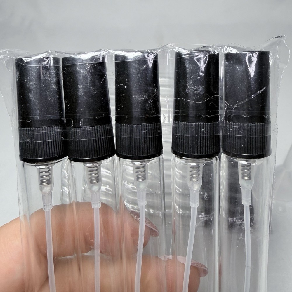 15 Pack 10ml Glass Perfume Atomizer Empty Perfume Bottles Fine Mist Spray New