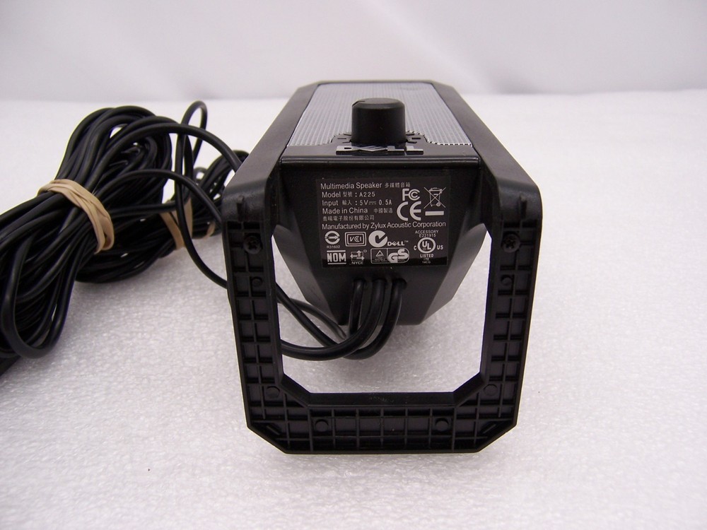 Dell A225 USB Powered Computer Desktop Speaker 3.5mm Jack Tested Working