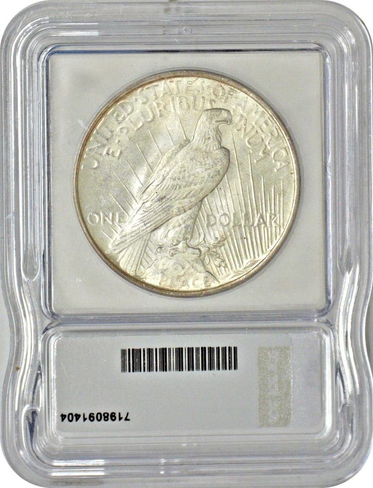 1923 Peace Silver Dollar S$1 ICG MS64 Choice Uncirculated