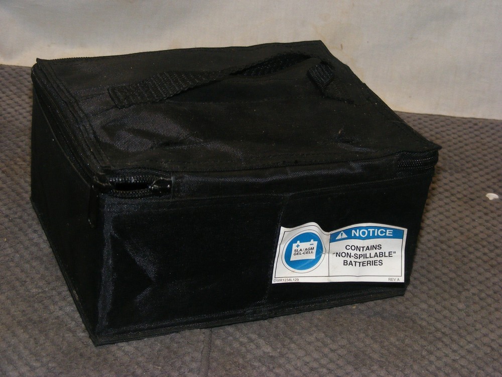 PRIDE SONIC MOBILITY SCOOTER GENUINE REPLACEMENT BATTERY BAG**NICE**FREE SHIP