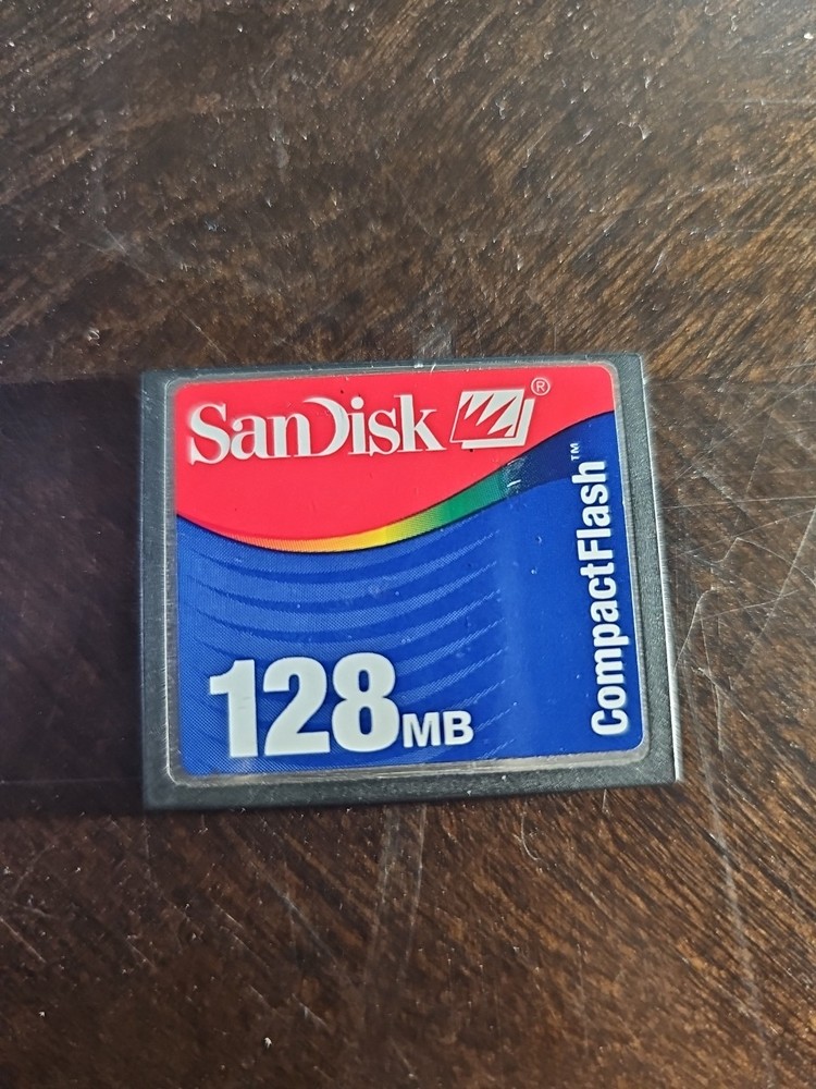 SanDisk 128MB Compact Flash Card