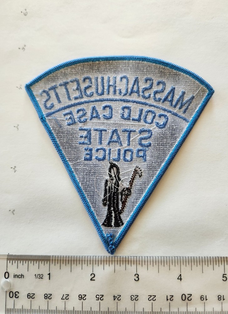 State Police (Massachusetts) 1st Issue Cold Case Squad Shoulder Patch FREE SHIP