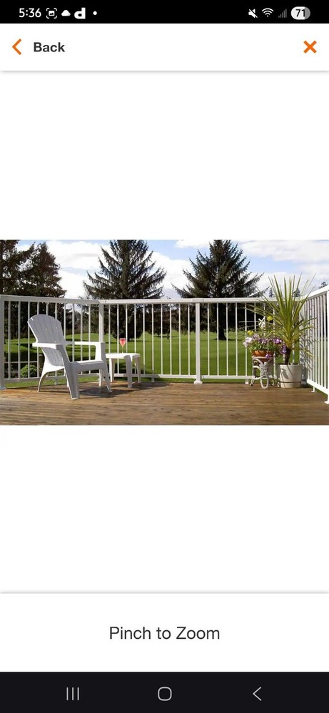 Peak Alluminum Railing