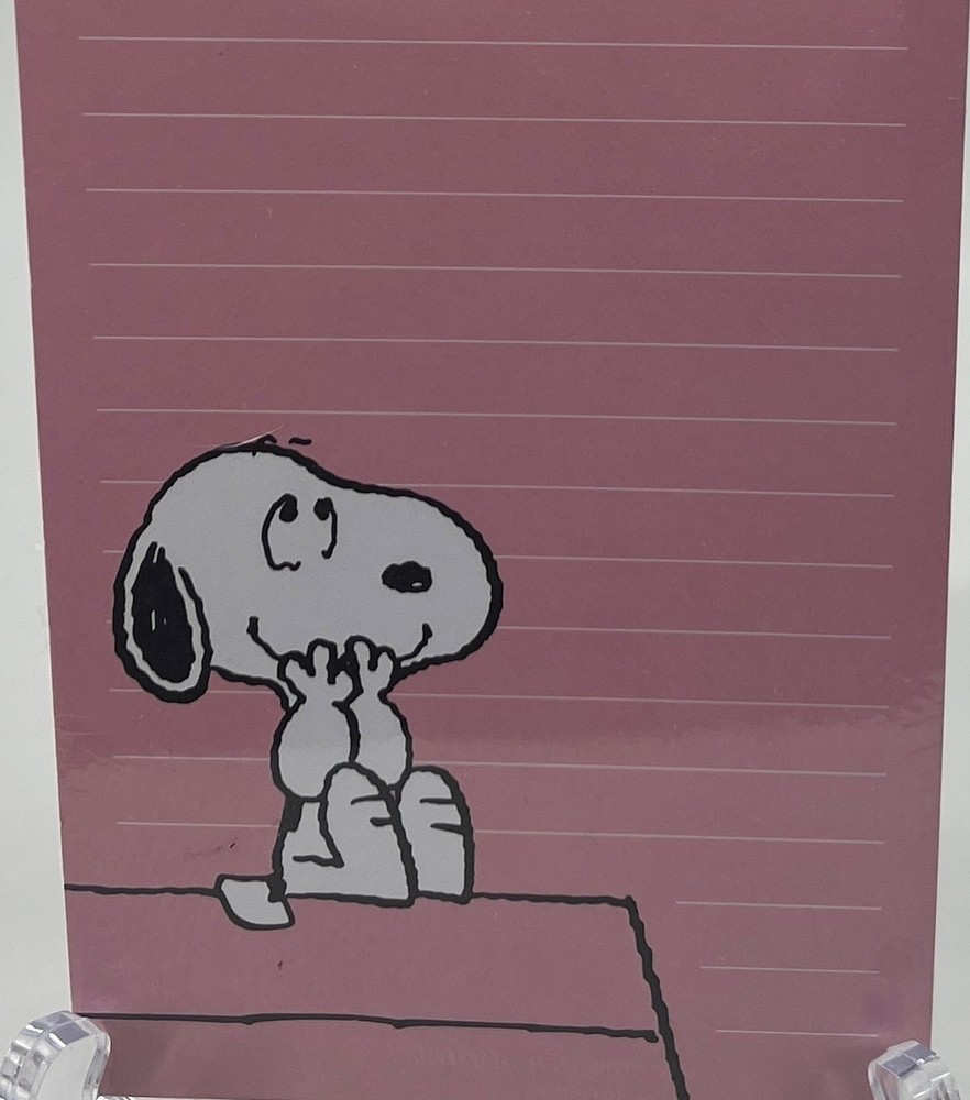 Peanuts - Snoopy Happy Notes Note Pad / Shopping List